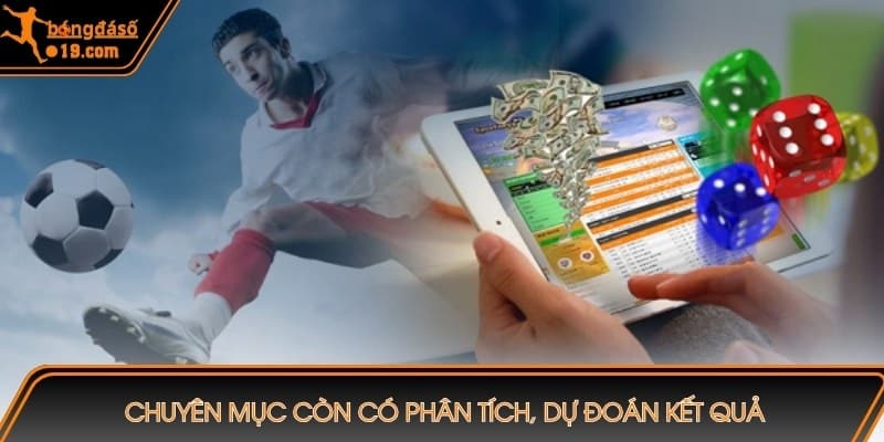Chuyên mục còn có phân tích, dự đoán kết quả